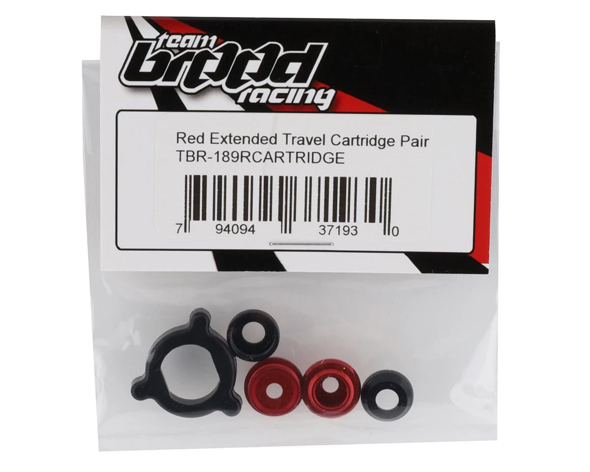 Team Brood Velvet Shock 4mm Extended Travel Cartridge (Red) (2) 4 Team Brood Velvet Shock 4mm Extended Travel Cartridge (Red) (2) - Image 2