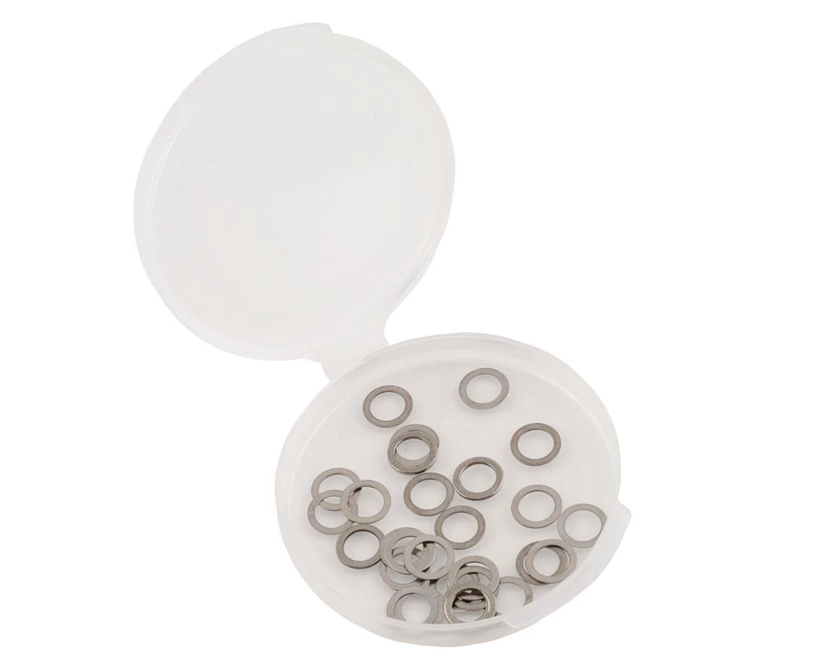 Team Brood 4x6mm Steel Shim Assortment w/Plastic Container (28) (0.1/0.2/0.3/0.5mm) 3 Team Brood 4x6mm Steel Shim Assortment w/Plastic Container (28) (0.1/0.2/0.3/0.5mm)