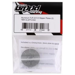 Team Brood Aluminum TLR 22 5.0 Slipper Plates (2) -Team Brood Sales Store bro tbr alsptlr22 2