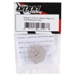 Team Brood B-Mag TLR 22 5.0 Magnesium Slipper Plates (2) -Team Brood Sales Store bro tbr bmagsptlr22 2