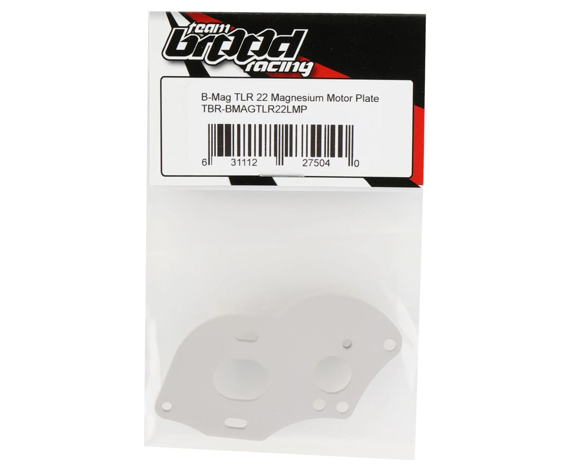 Team Brood B-Mag TLR 22 4.0/5.0 Magnesium 3-Gear Motor Plate 4 Team Brood B-Mag TLR 22 4.0/5.0 Magnesium 3-Gear Motor Plate - Image 2