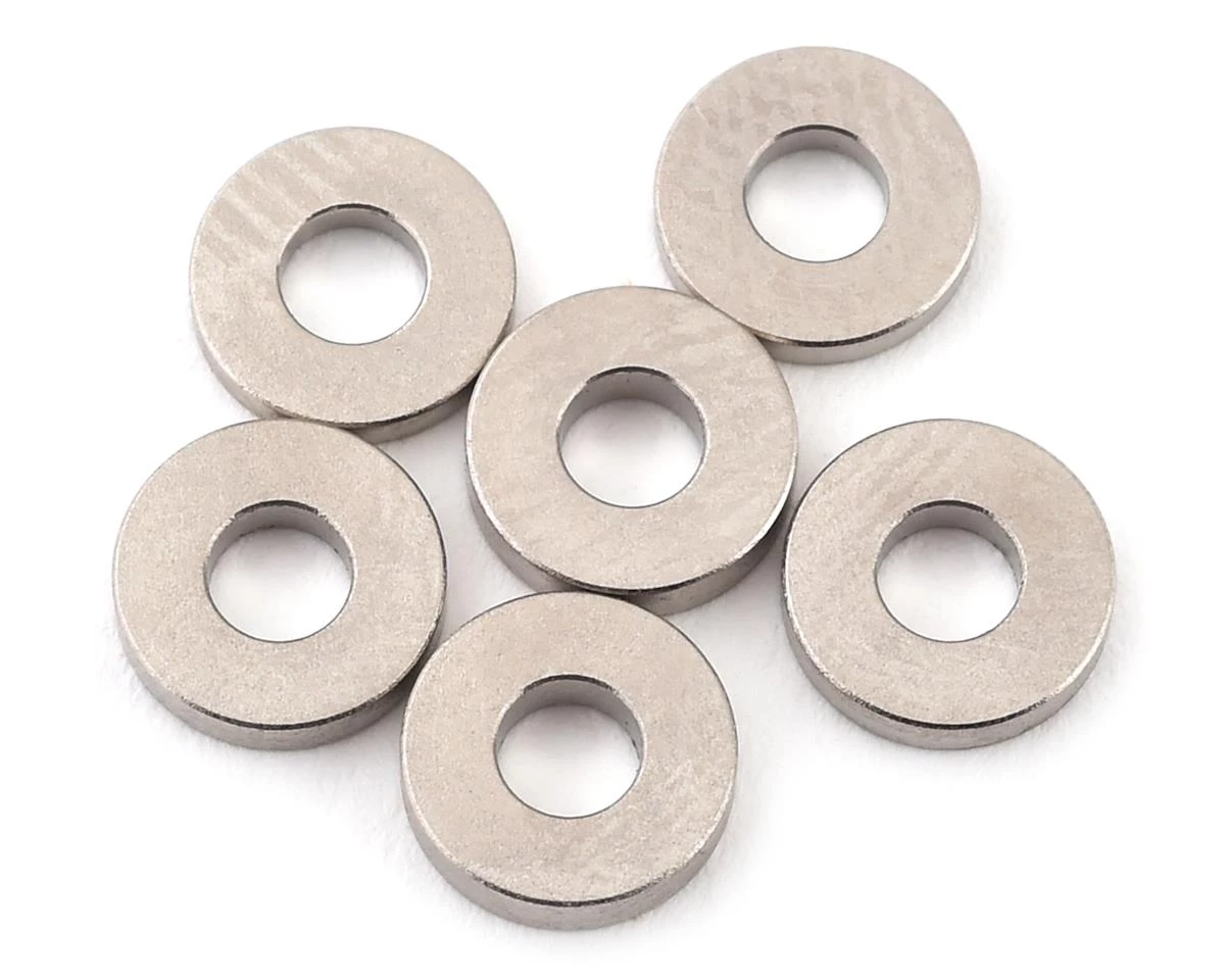 Team Brood B-Mag 1.25mm/1.5mm/1.75mm Magnesium "B" Washer Set (6) 3 Team Brood B-Mag 1.25mm/1.5mm/1.75mm Magnesium "B" Washer Set (6)