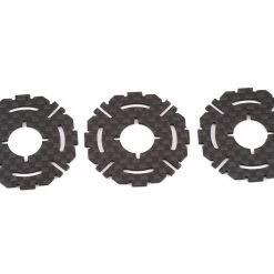 Team Brood B6.2/B74.2 11mm Carbon Fiber Octa-Slipper Pads (3)