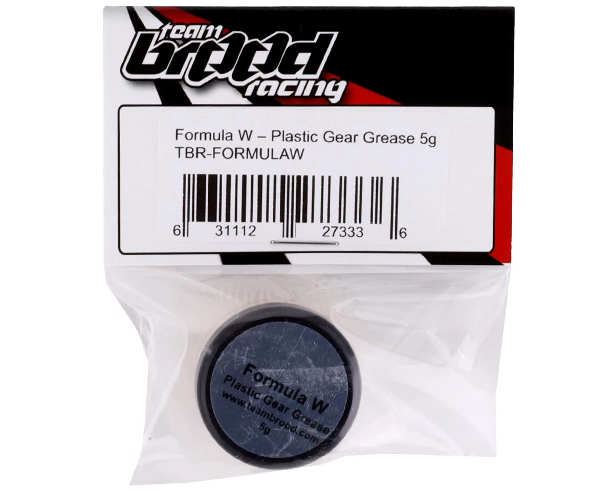 Team Brood Formula W Plastic Gear Grease (5g) 4 Team Brood Formula W Plastic Gear Grease (5g) - Image 2