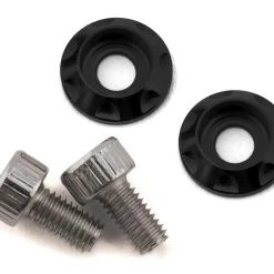 Team Brood M3 Motor Washer Heatsink w/Screws (Black) (2) (6mm)