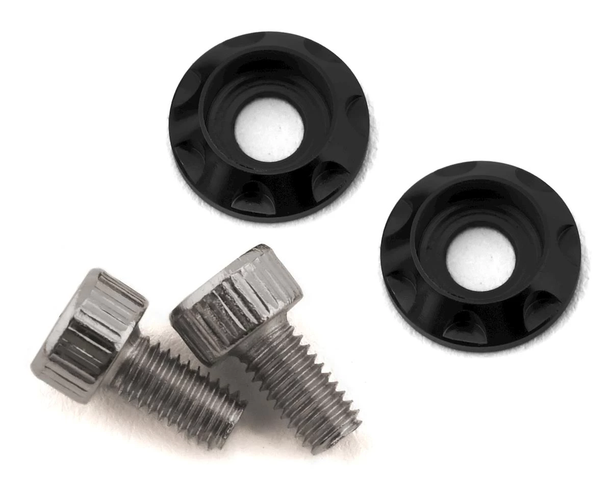 Team Brood M3 Motor Washer Heatsink w/Screws (Black) (2) (6mm) 3 Team Brood M3 Motor Washer Heatsink w/Screws (Black) (2) (6mm)