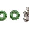 Team Brood 3mm Motor Washer Heatsink w/Screws (Green) (2) (6mm) -Team Brood Sales Store bro tbr m3mwkithsg6
