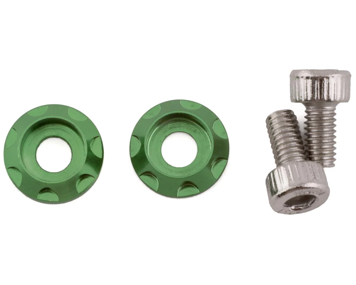 Team Brood 3mm Motor Washer Heatsink w/Screws (Green) (2) (6mm) 3 Team Brood 3mm Motor Washer Heatsink w/Screws (Green) (2) (6mm)