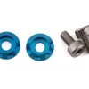 Team Brood 3mm Motor Washer Heatsink w/Screws (Light Blue) (2) (6mm) -Team Brood Sales Store bro tbr m3mwkithsl6