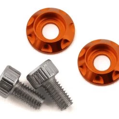 Team Brood M3 Motor Washer Heatsink w/Screws (Orange) (2) (6mm)