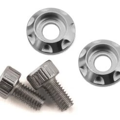 Team Brood M3 Motor Washer Heatsink w/Screws (Silver) (2) (6mm)