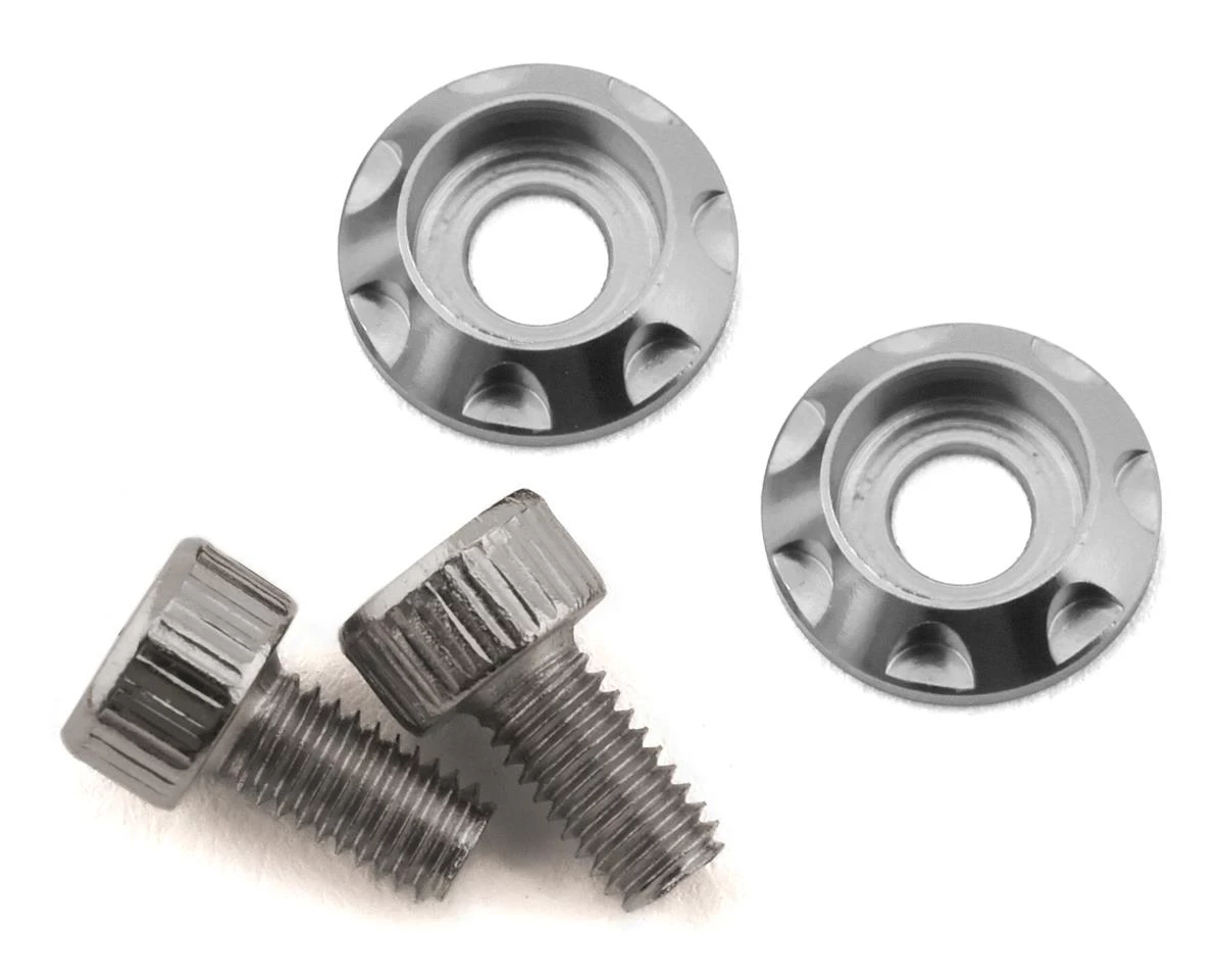 Team Brood M3 Motor Washer Heatsink w/Screws (Silver) (2) (6mm) 3 Team Brood M3 Motor Washer Heatsink w/Screws (Silver) (2) (6mm)