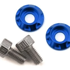 Team Brood M3 Motor Washer Heatsink w/Screws (Blue) (2) (6mm)