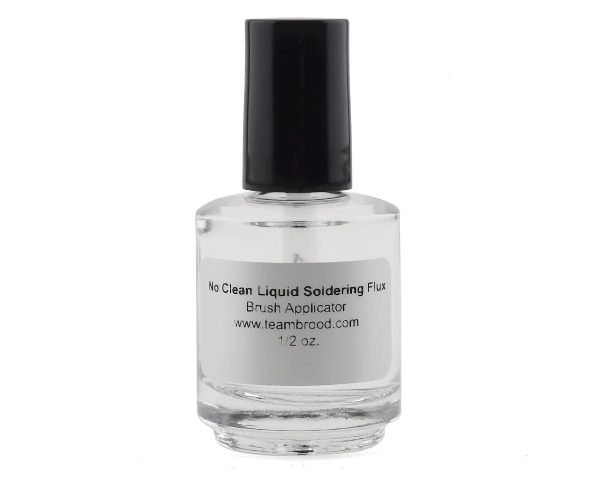 Team Brood No Clean Liquid Soldering Flux Brush Bottle (1/2oz) 3 Team Brood No Clean Liquid Soldering Flux Brush Bottle (1/2oz)