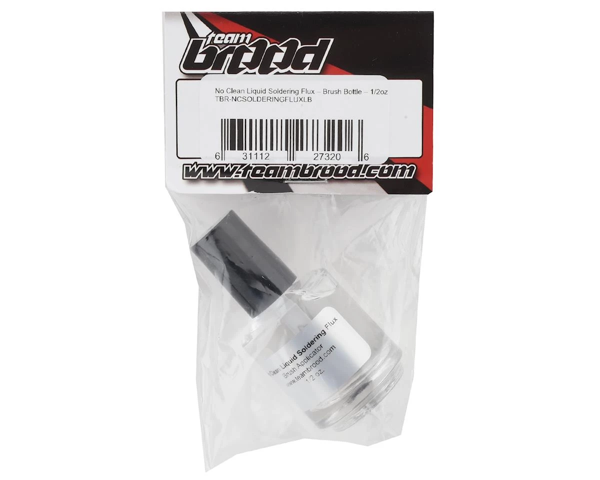Team Brood No Clean Liquid Soldering Flux Brush Bottle (1/2oz) 4 Team Brood No Clean Liquid Soldering Flux Brush Bottle (1/2oz) - Image 2