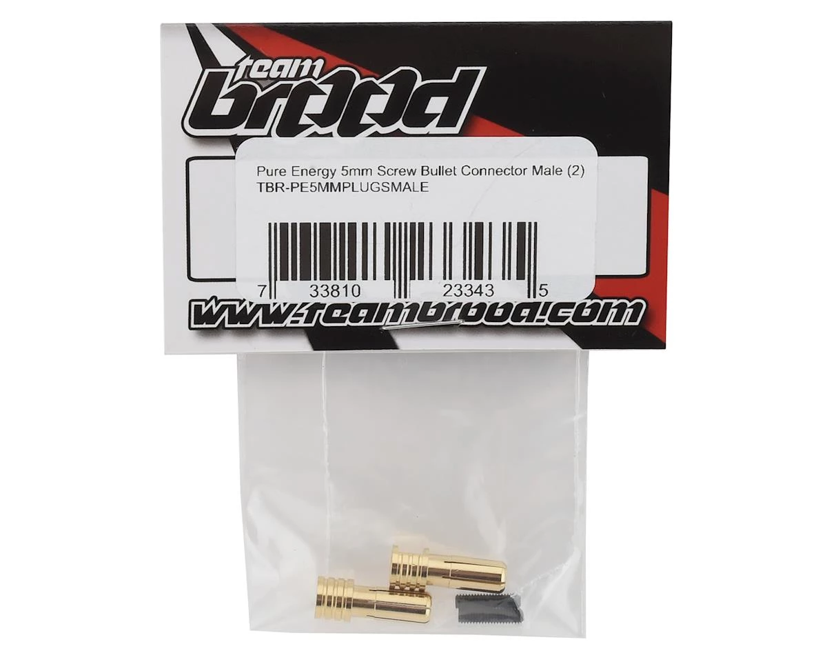 Team Brood Pure Energy 5mm Screw Bullet Connector (2) 4 Team Brood Pure Energy 5mm Screw Bullet Connector (2) - Image 2