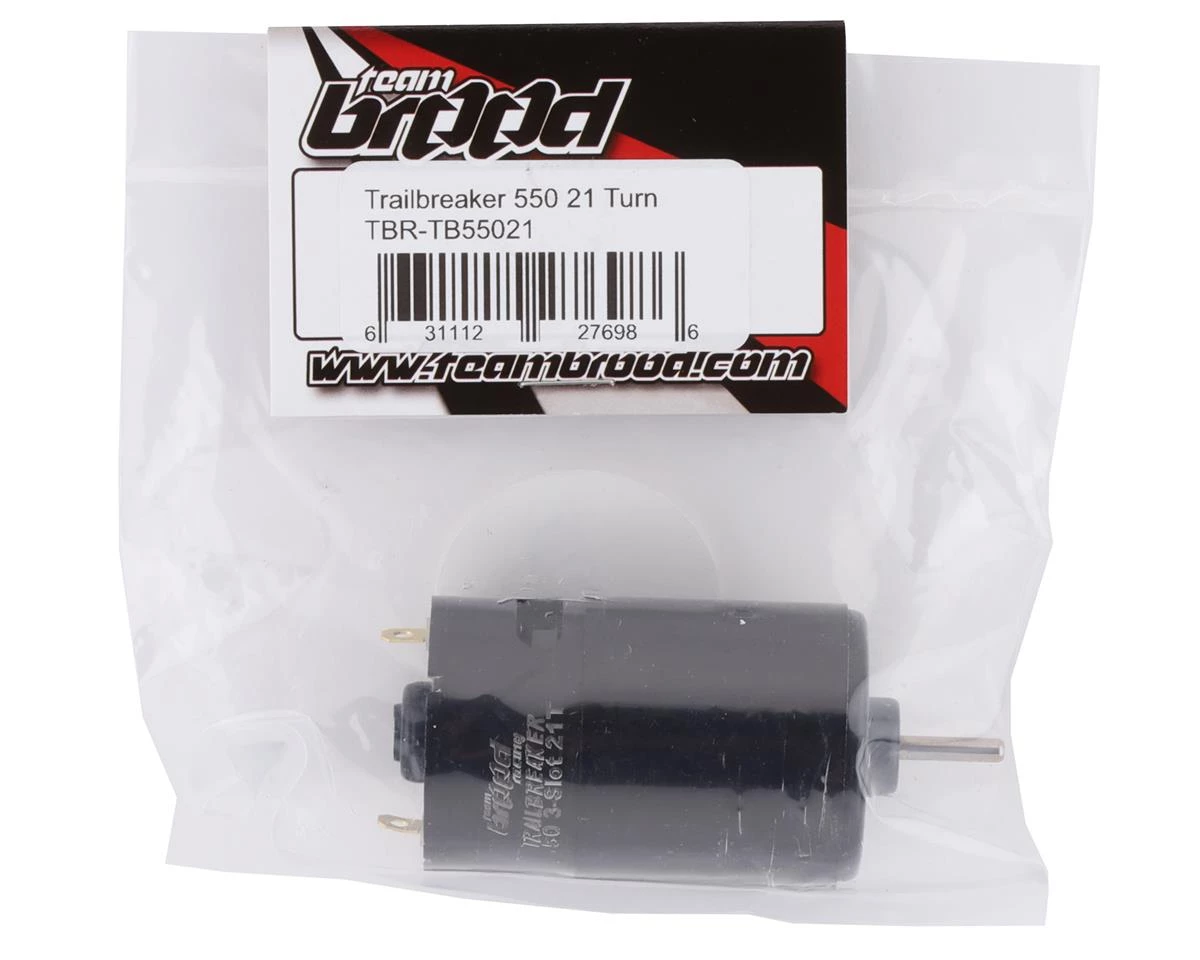 Team Brood Trailbreaker 550 Sealed Can 3 Slot Dual Magnet Brushed Motor (21T) 5 Team Brood Trailbreaker 550 Sealed Can 3 Slot Dual Magnet Brushed Motor (21T) - Image 3