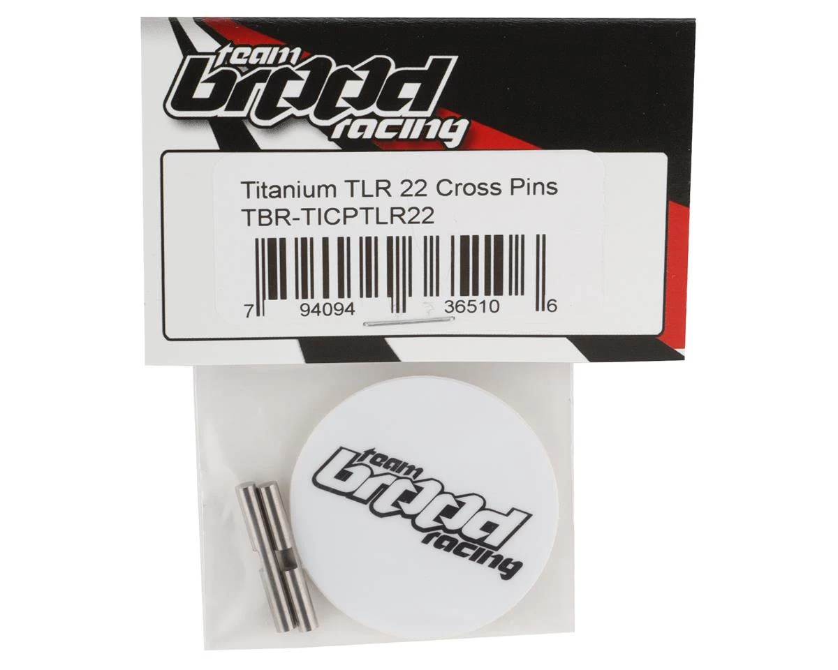 Team Brood TLR 22 Lightweight Titanium Gear Differential Cross Pins (2) 4 Team Brood TLR 22 Lightweight Titanium Gear Differential Cross Pins (2) - Image 2