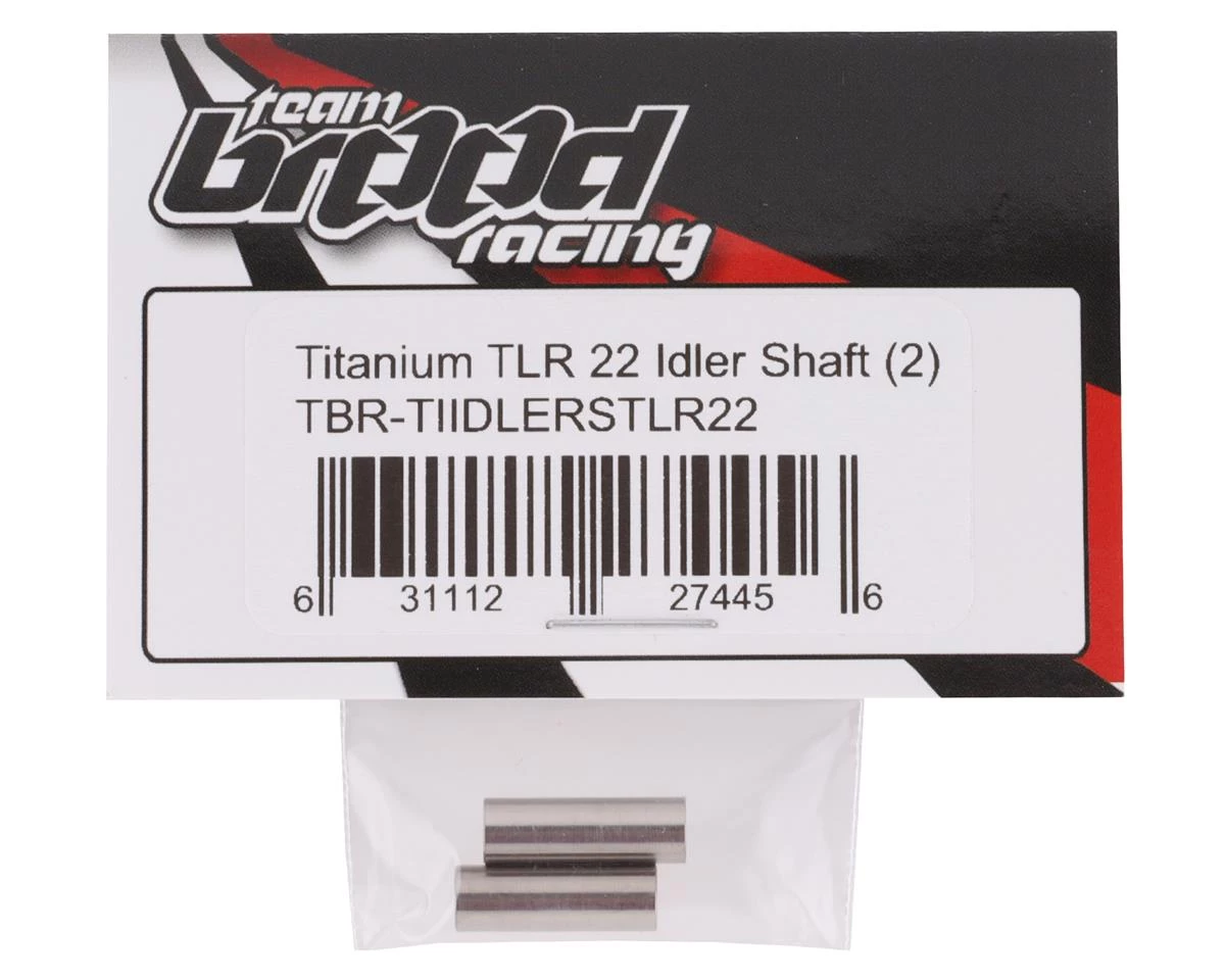 Team Brood TLR 22 Titanium Idler Shaft (2) 4 Team Brood TLR 22 Titanium Idler Shaft (2) - Image 2